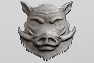 do 3d bas relief, coin model