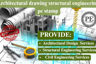 licensed architect, structural engineering city permit drawing in MD, ma, mi, mn