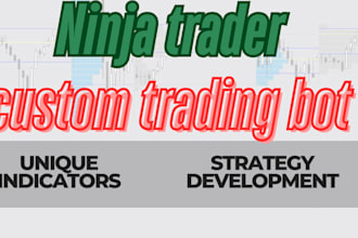 create custom indicators, strategies, and trading bots for ninjatrader