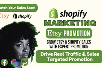 promote etsy shop, shopify promotion, shopify marketing to boost sales, etsy SEO