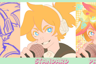 draw your avatar or oc in my manga style
