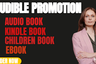 promote audiobook, audible, book shoutout, amazon acx promotion, ebook marketing