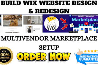 build wix multivendor website wix redesign marketplace setup wix website design