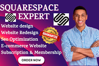 build a squarespace membership website online course website author website