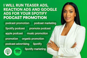 run teaser ads marquee ads google ads for your podcast promotion to get download
