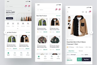 build marketplace app, multivendor app, e commerce app, online shopping app