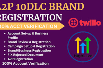 a2p 10dlc registration and verification on gohighlevel and twilio a2p ringcentra