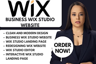 design business wix studio website interactive wix studio landingpage wix studio