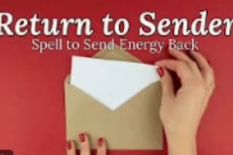 cast powerful back to sender spell for returning negative energy