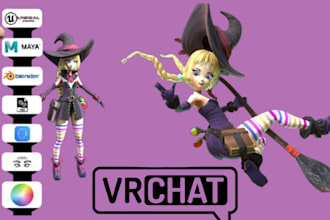 do custom vrchat avatar, vrc avatar, vr character, vr model and nsfw model
