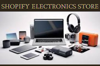 build an impressive shopify electronics and dropshipping store