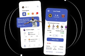 develop fantasy sport app, crypto sport app, tournament app, bet app fantasy