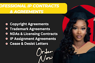 draft professional IP contracts, copyright agreements, and ndas