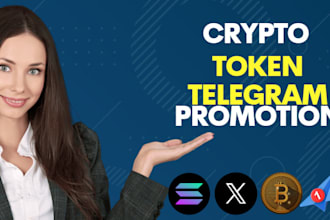 do crypto token telegram promotion, memecoin pump fun promotion, pump token