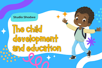 create content on child development, kid learning game, picture books