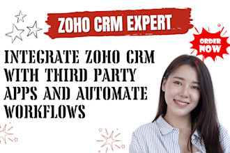 integrate zoho CRM with third party apps and automate workflows
