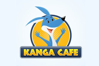 design particular board game cafe logo