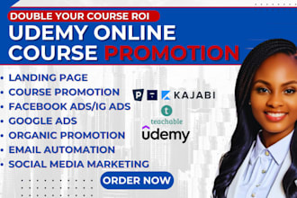 udemy online course promotion kajabi sales funnel course marketing thinkific