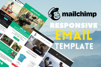 design a professional HTML email template or newsletter