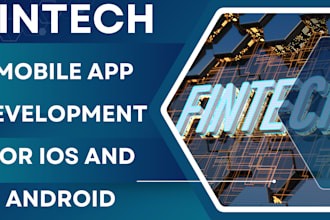 design and develop fintech ios and android mobile app on flutter or react native