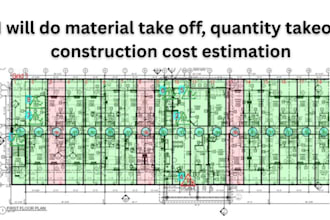 do material take off, quantity takeoff construction cost estimation