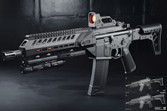 3d game character, game asset, character model, 3d weapon game environment ue5