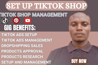 setup tiktok shop, tiktok shop dropshipping, tiktok order fulfilment and ads