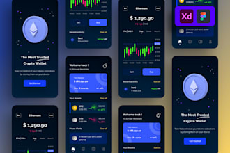 develop crypto wallet app fintech app, and money transfer app payment app