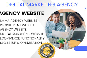 design smma digital marketing agency website elementor resume portfolio website