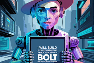 build website marketing web application with bolt new ai lovable dev ai deepseek