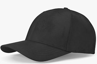 do a professional 3d cap, 3d hat design cap mock, 3d cap tech pack