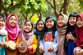 sing arabic children song french nursery rhymes spanish kids song