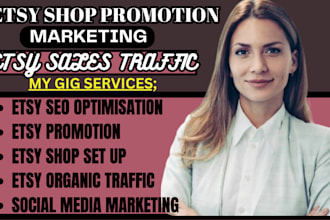 do organic  etsy store promotion to increase etsy shop traffic