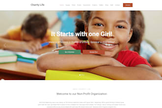 nonprofit website, charity, donation, ngo, 50c13, crowndfuding, church website
