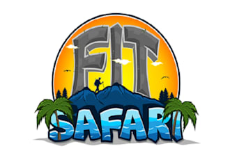 make durable particular an adventure logo with fit safari