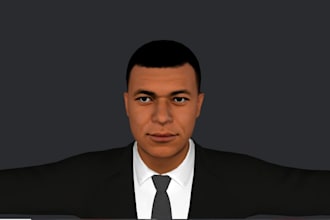 do 3d modeling, rigging and 3d character