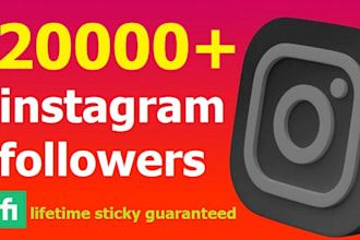 instagram promotion to grow 20,000 instagram followers