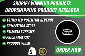 find shopify dropshipping winning products for dropshipping with analysis