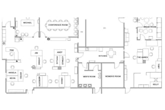 do 2d floor plan, city permit layout of restaurant, office, retail store, bar