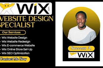 redesign wix website, design wix website, wix website redesign, website redesign