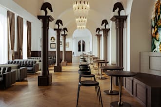 revit 3d modern restaurant,interior hotel,3d coffee shop rendering,lounge,eatery