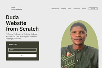 do duda website design, setup hostinger, bluehost, godaddy, duda, wordpress, wix