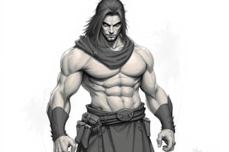 draw semi realistic digital sketch for you