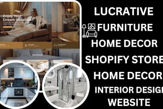 design furniture shopify store furniture home decor interior design website