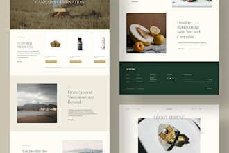 design high converting ecommerce website for cbd oil, hemp, and cannabis product