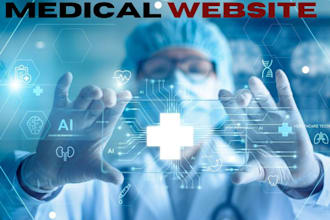 design medical website, lawyer website, doctor, clinic website and landing page