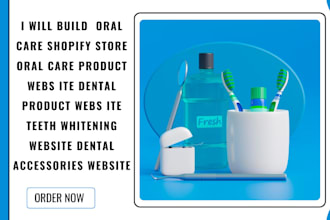 design lucrative oral care shopify store oral care website dental product store