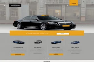 design chauffeur website, limousine website, taxi website, taxi booking