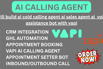 build ai cold calling agent ai sales agent ai  voice assistance bot with vapi