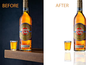 do product photo editing retouching and background removal services